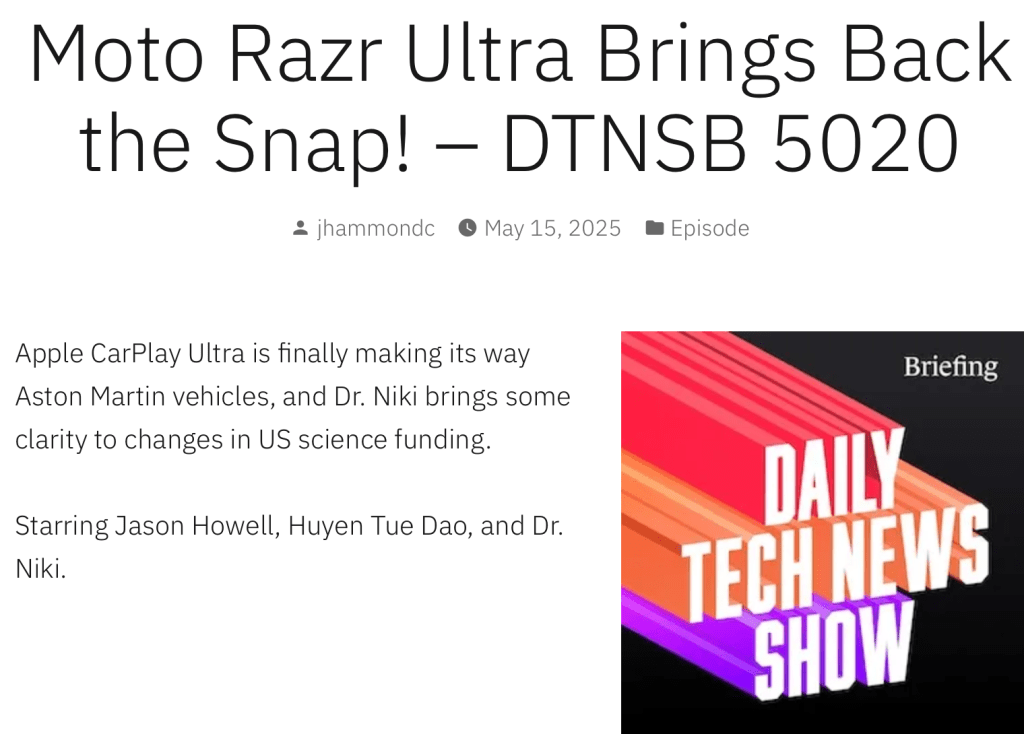 DTNS episode